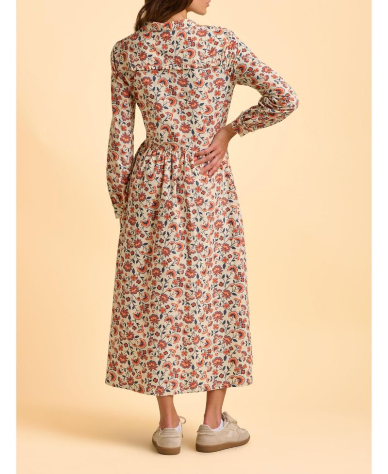 Women's Bella Long Sleeve Shirt Midi Dress