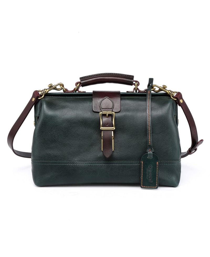 Doctor Small Leather Crossbody Satchel Bag