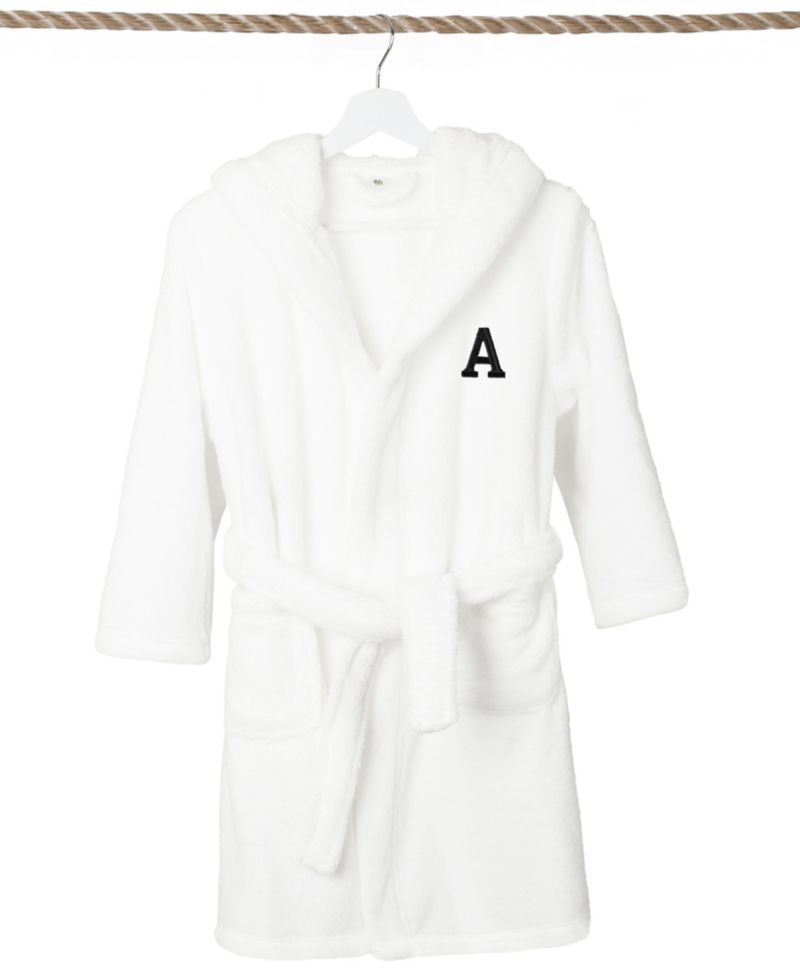 Personalized Kids Super Plush Hooded Bathrobe