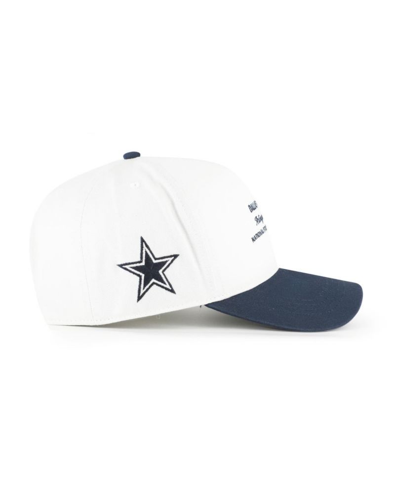 Men's White/Navy Dallas Cowboys Contemporary Two-Tone Hitch Adjustable Hat