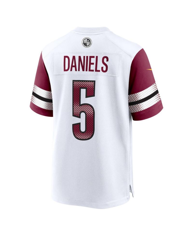 Men's Jayden Daniels Washington Commanders 2024 NFL Draft First Round Pick Player Game Jersey