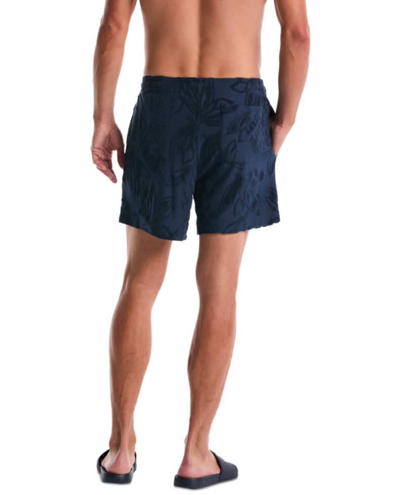 Men's Floral Patterned Slim-Fit Shorts