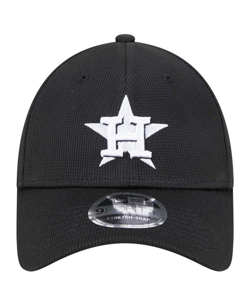 Men's Black Houston Astros Pivot 9FORTY Adjustable Hat