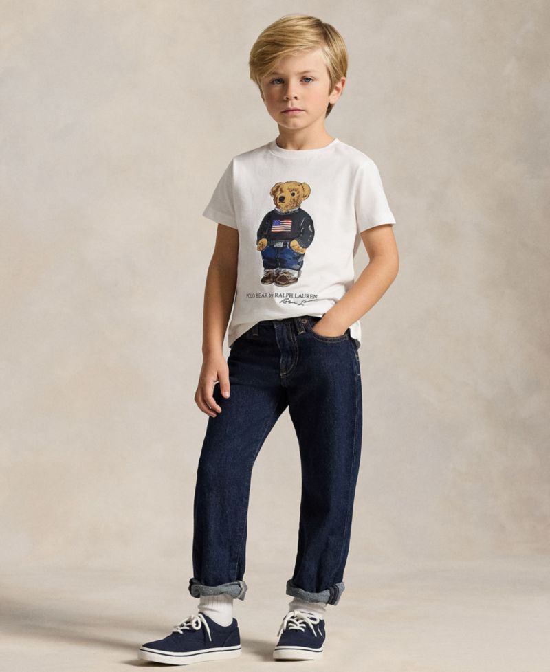 Boys' 2-7 Polo Bear Jersey T-Shirt