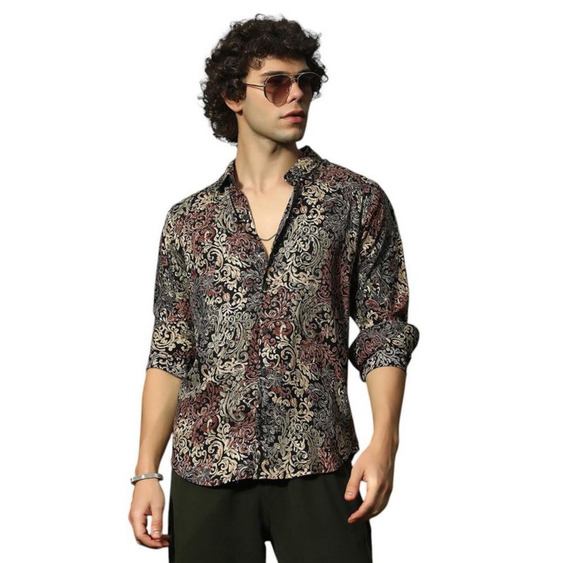 Men's Multicolour Regal Foliage Shirt