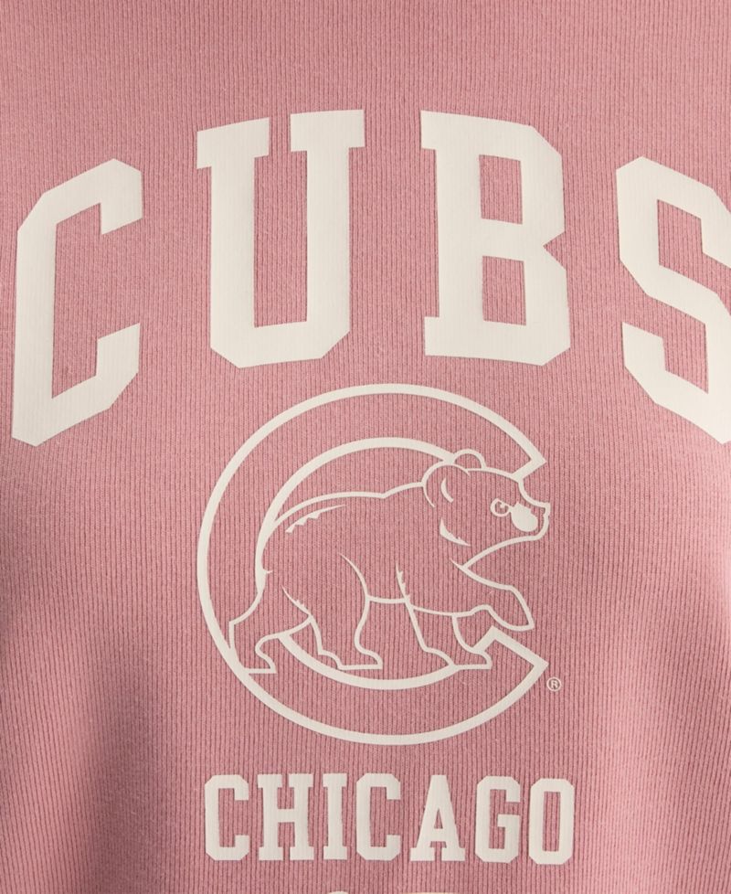 Women's Chicago Cubs Boxy Double-Face Rib T-Shirt