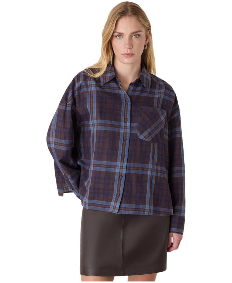 Women's Checked Brushed Cotton Shirt