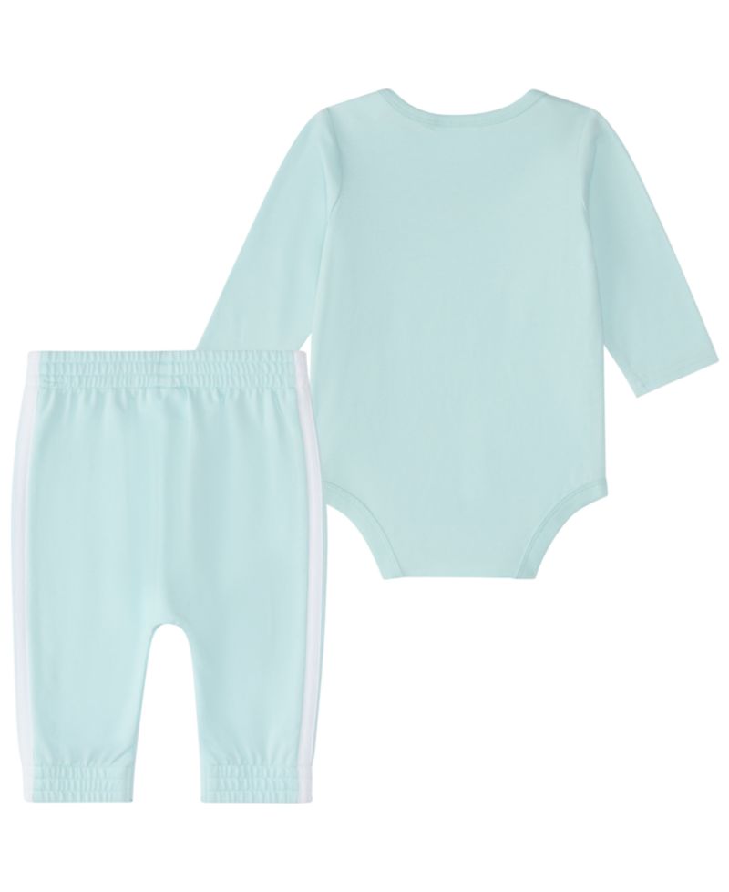 Baby Girls' Long-Sleeve Bodysuit and Pants, 2-Piece Set