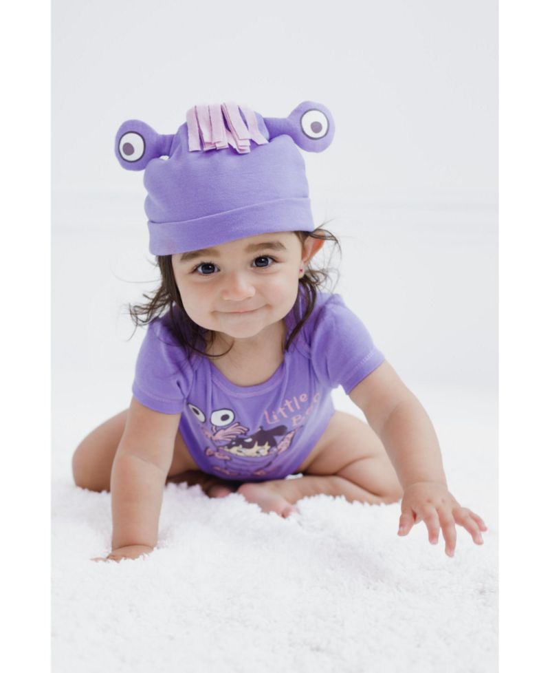 Baby (Newborn-24M) Boo Cosplay Bodysuit and Hat Set