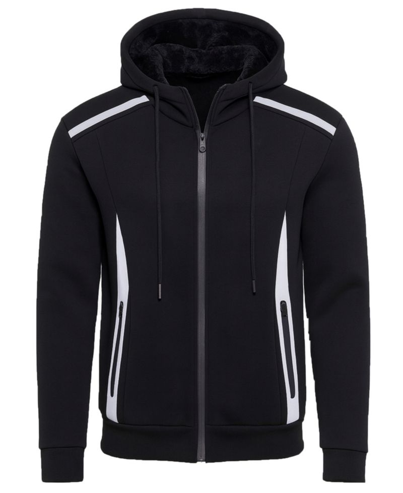 Men's Slim-Fit Reflective Tech Full-Zip Hoodie