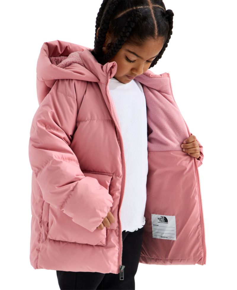 Boys' and Girls' 2T-7 Down Fleece-Lined Insulated Parka Jacket