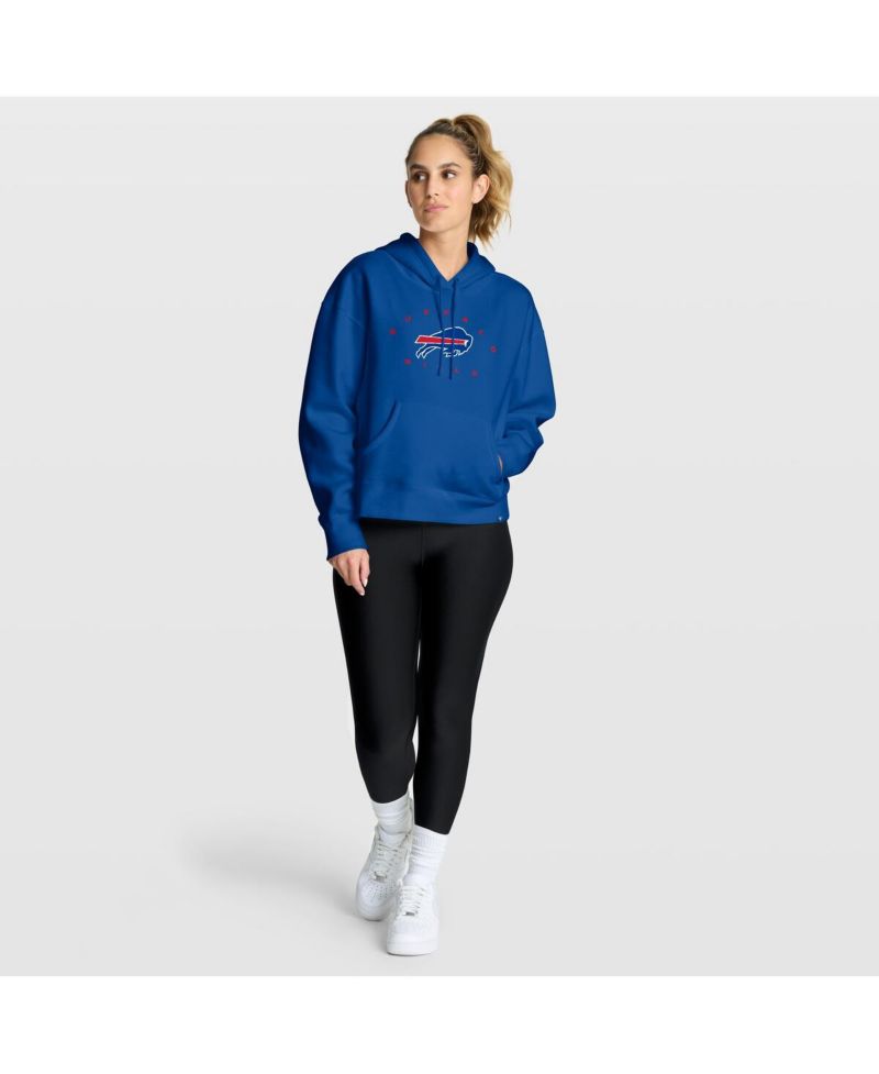 Women's Royal Buffalo Bills Eligible Receiver Legacy Pullover Hoodie