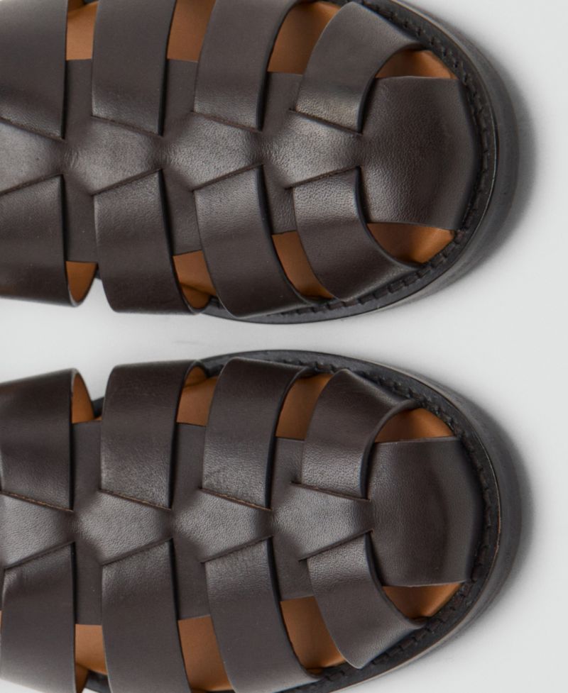 Men's Leather Fisherman Sandals