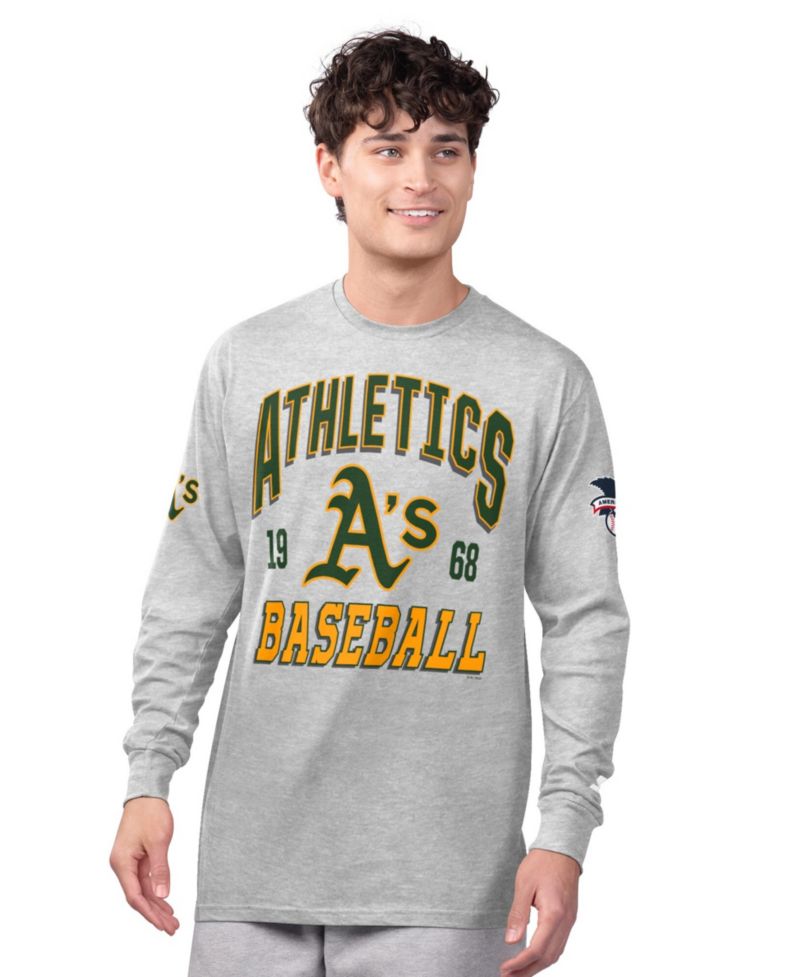 Men's Heather Gray/Green Athletics Two-Pack Long Sleeve Short Sleeve T-Shirt Set
