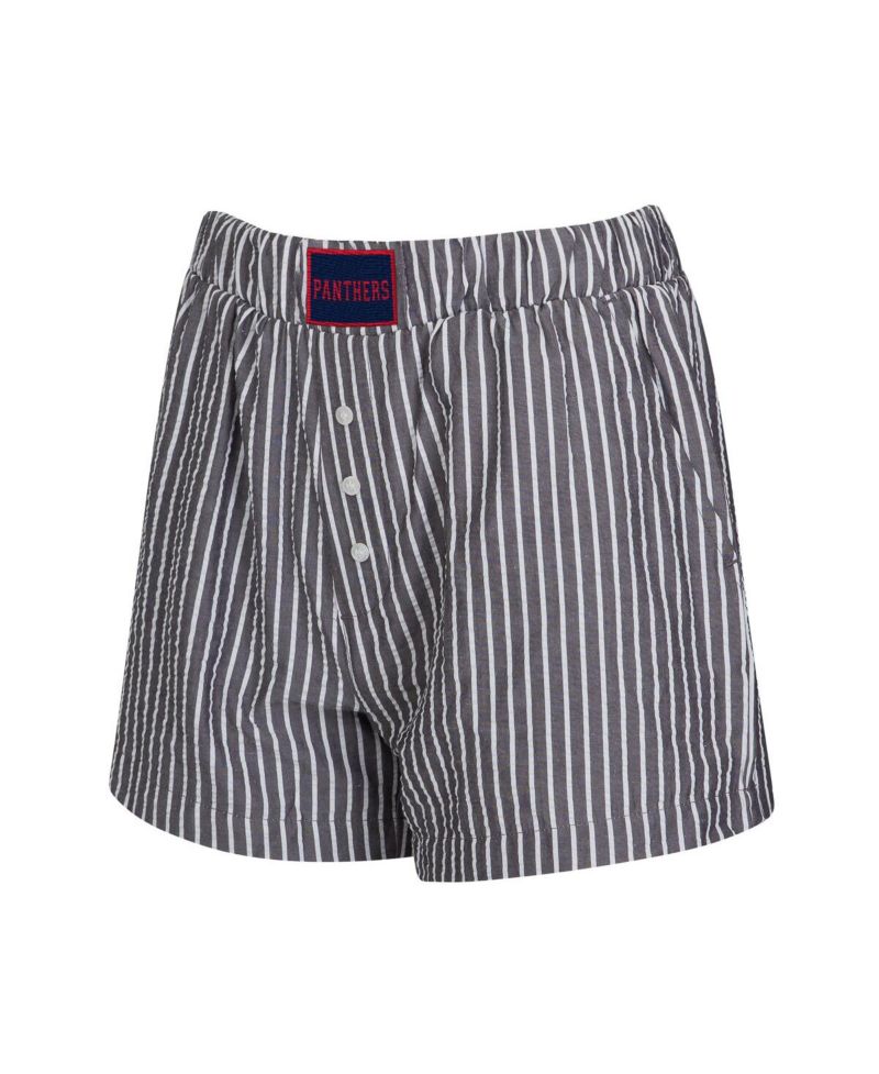 Women's 2-Pack Charcoal Florida Panthers Boxer Shorts Set