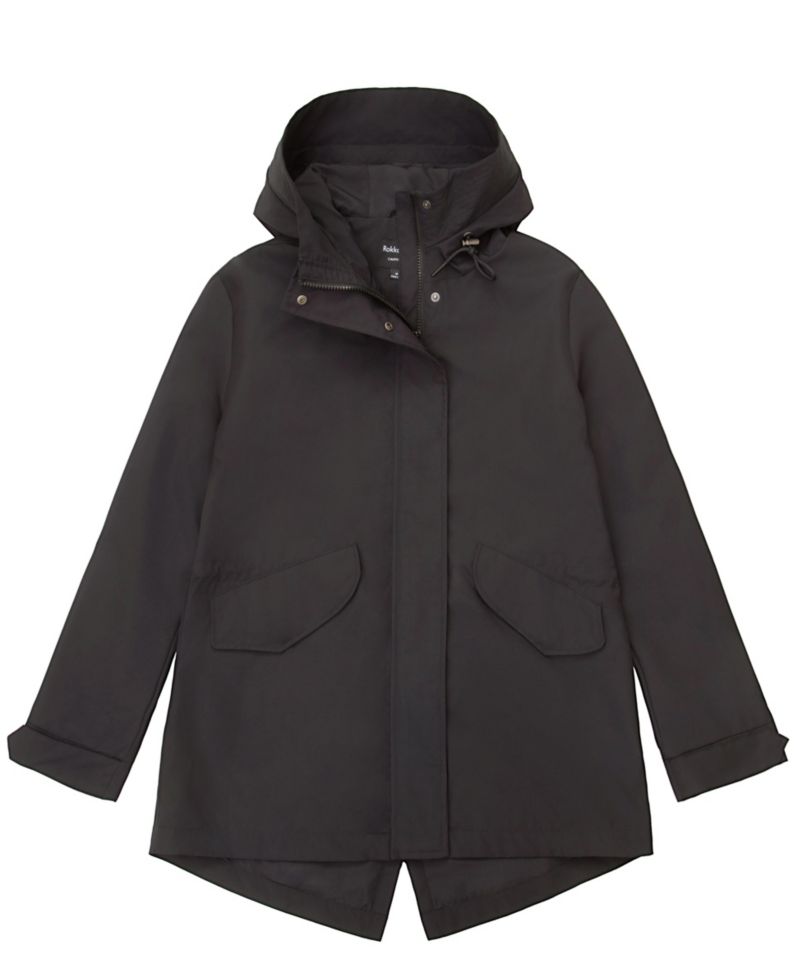Women's Stand Collar Trench Coat Windbreaker