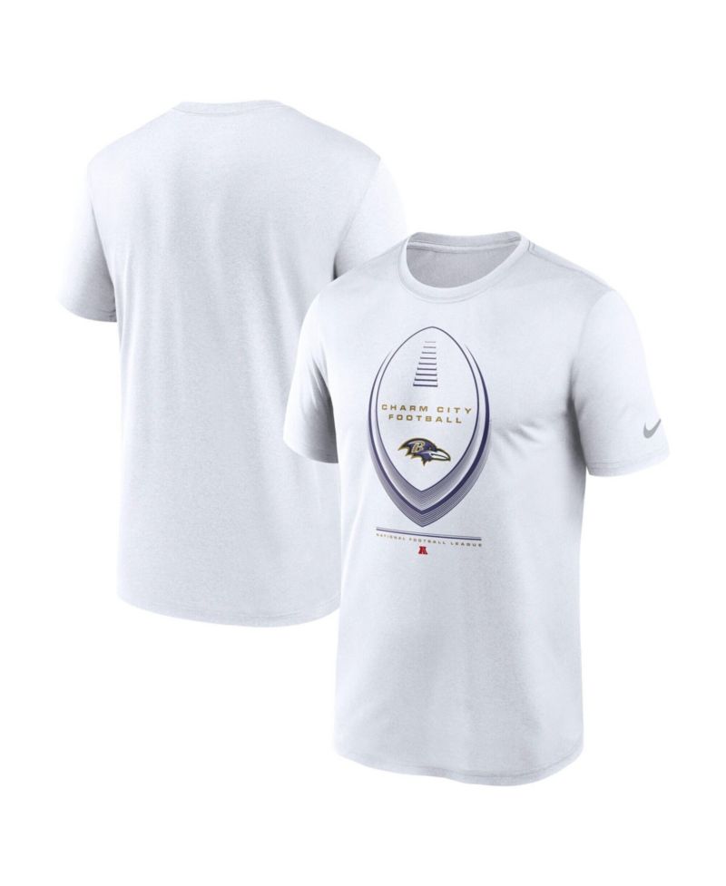 Men's White Baltimore Ravens Legend Icon Dri-FIT T-Shirt