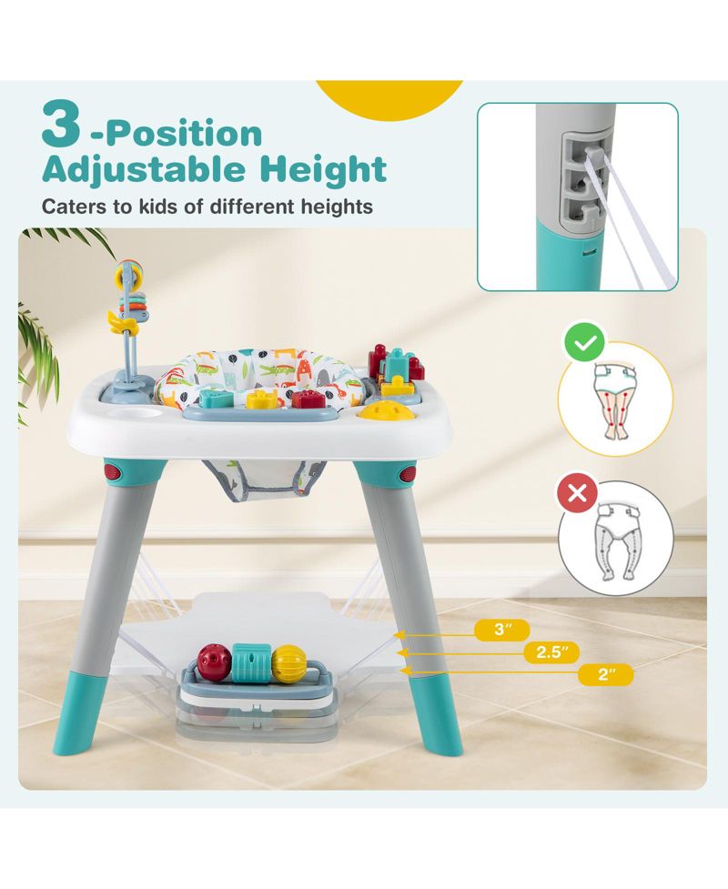Toddler 6-in-1 Activity Center Jumper Table