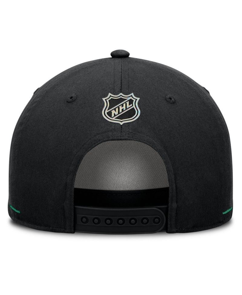 Men's Black Dallas Stars Alternate Authentic Pro Rink A-Frame Adjustable Hat