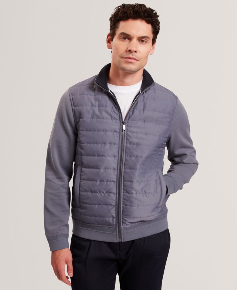 Men's Durano Funnel Collar Quilted Jacket