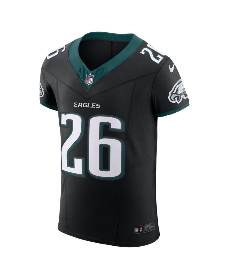 Men's Saquon Barkley Black Philadelphia Eagles Alternate Vapor F.U.S.E. Elite Jersey