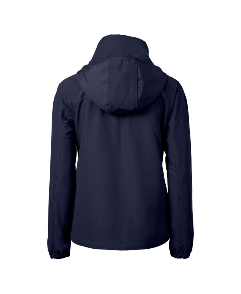 Women's Navy Yale Bulldogs Charter Eco Half-Zip Anorak Jacket