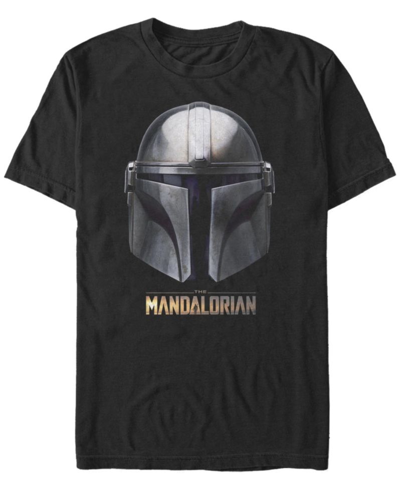 Men's Mandalorian Helmet Short Sleeve Crew T-shirt