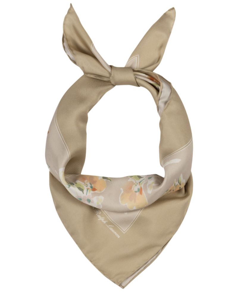 Floral Small Square Scarf