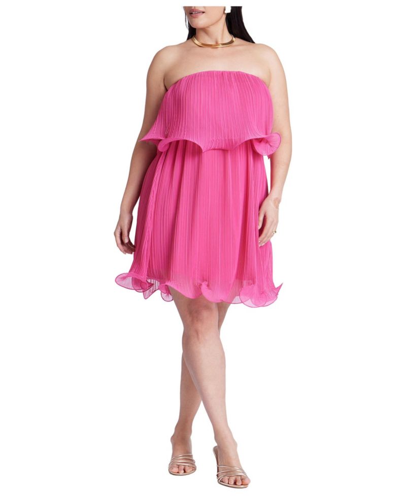 Women's Ruffle Hem Mini Dress