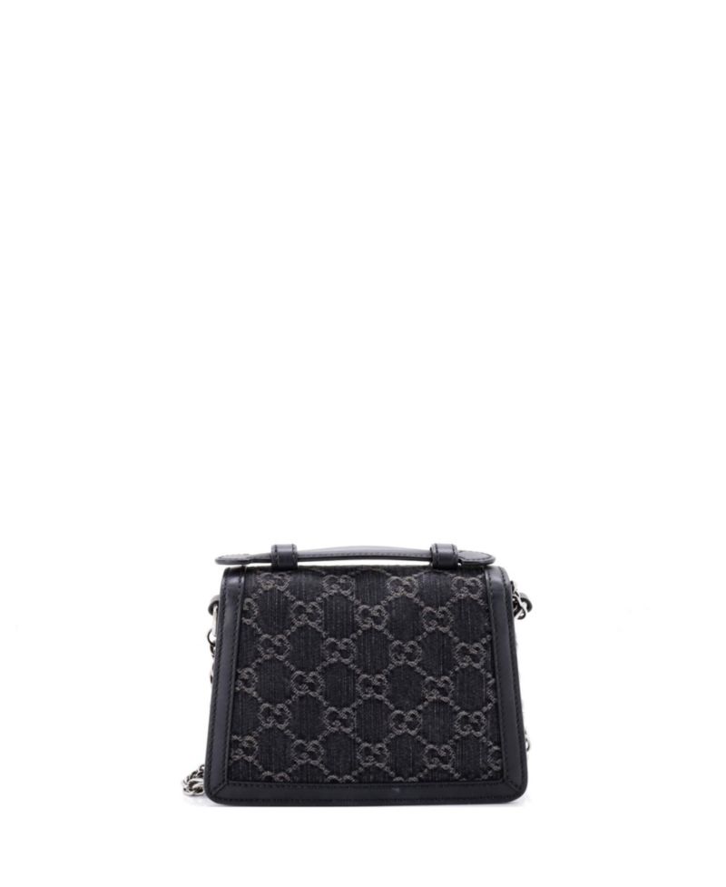Mini Ophidia Flap Top Handle Bag GG Canvas