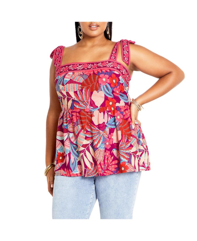 Women's Paradiso Print Top