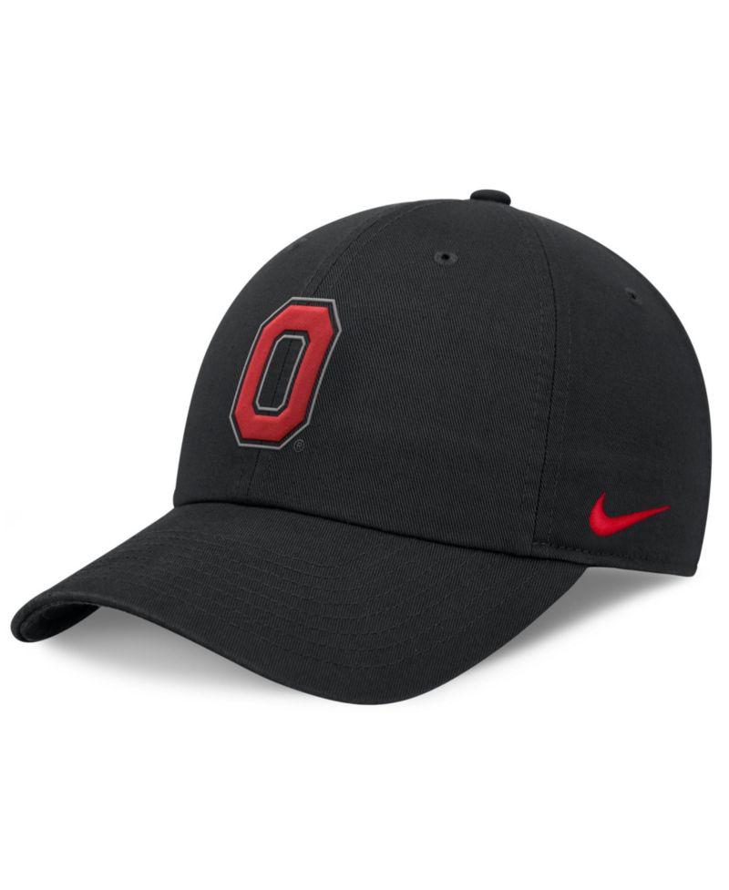 Men's Black Ohio State Buckeyes Club Dri-FIT Adjustable Hat