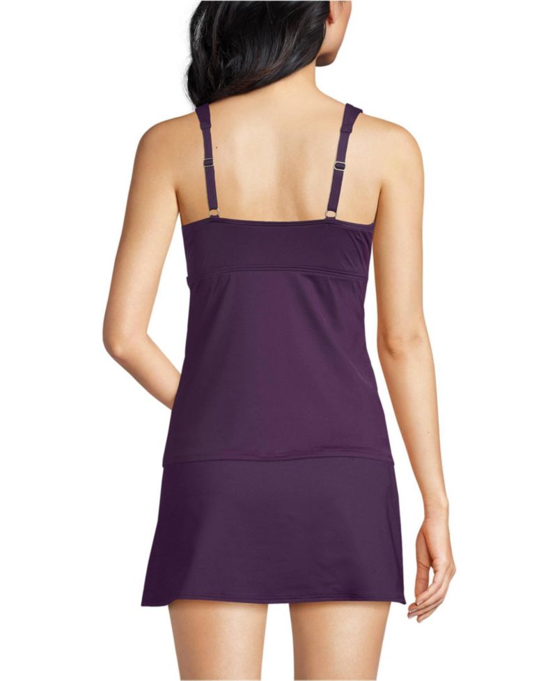 Petite Sweetheart Wrap Underwire Tankini Top