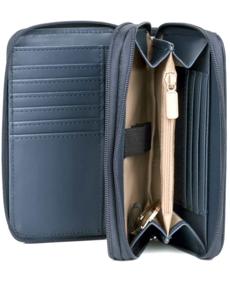 Women's Heiress Double Zip Organizer Wallet