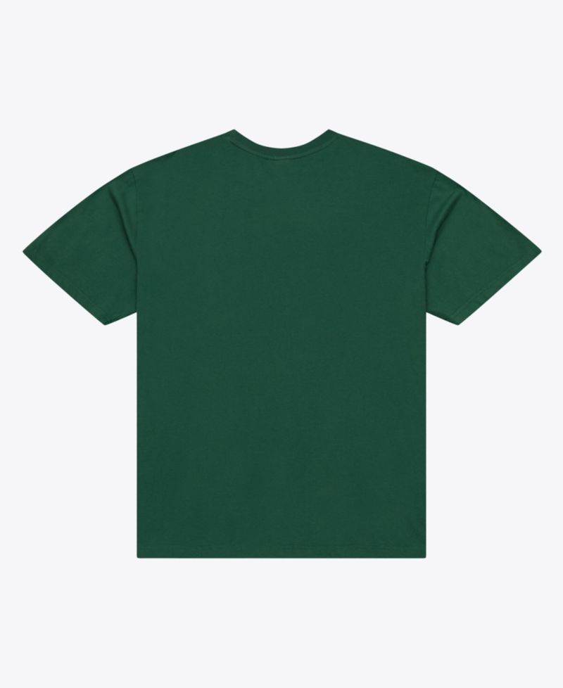 Men's Dark Green Green Bay Packers Core Essentials Micro Logo T-Shirt
