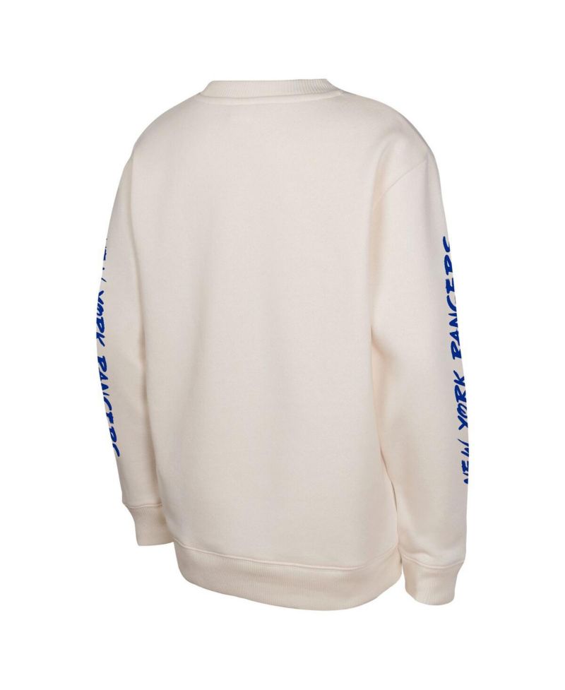 Big Boys and Girls Cream New York Rangers Star Power Pullover Sweatshirt