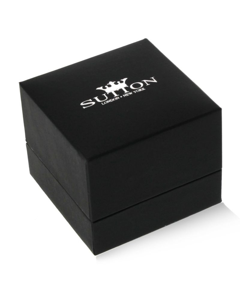Sutton Stainless Steel Two-Tone Cubic Zirconia Stud Earrings Set Of 3 Pairs