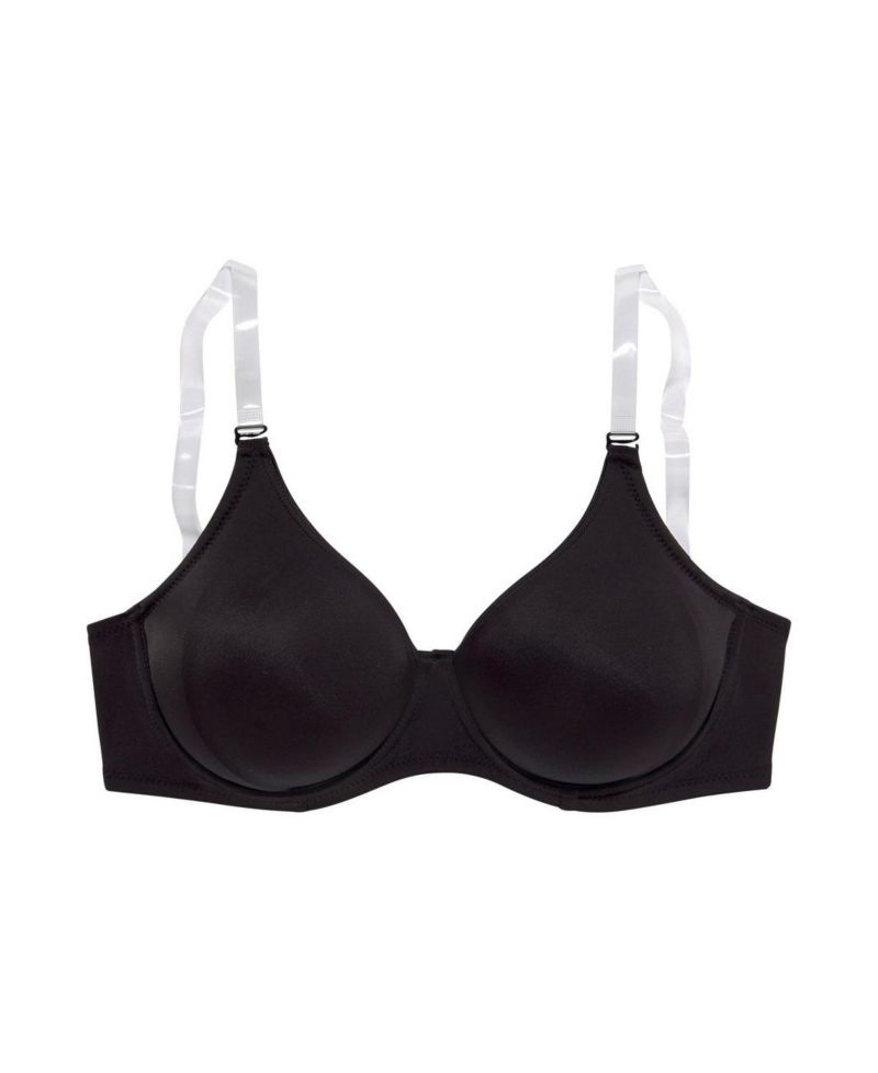 Women's Multi Strap Underwire Non-Padded T-Shirt Bra