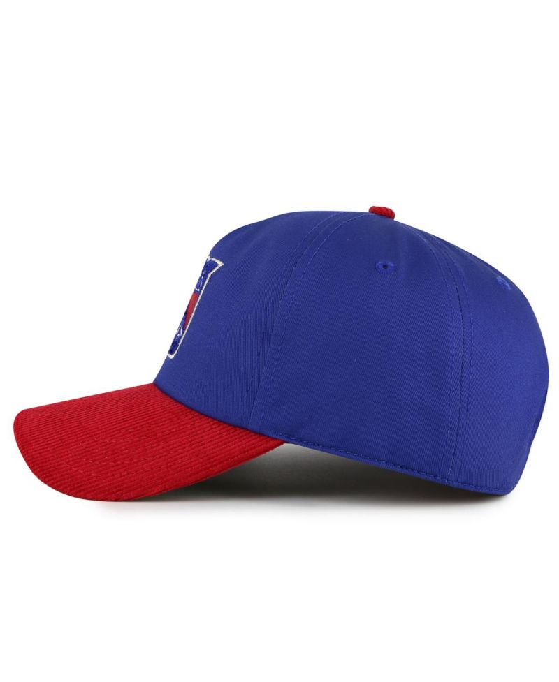 Men's Blue/Red New York Rangers Burnett Adjustable Hat