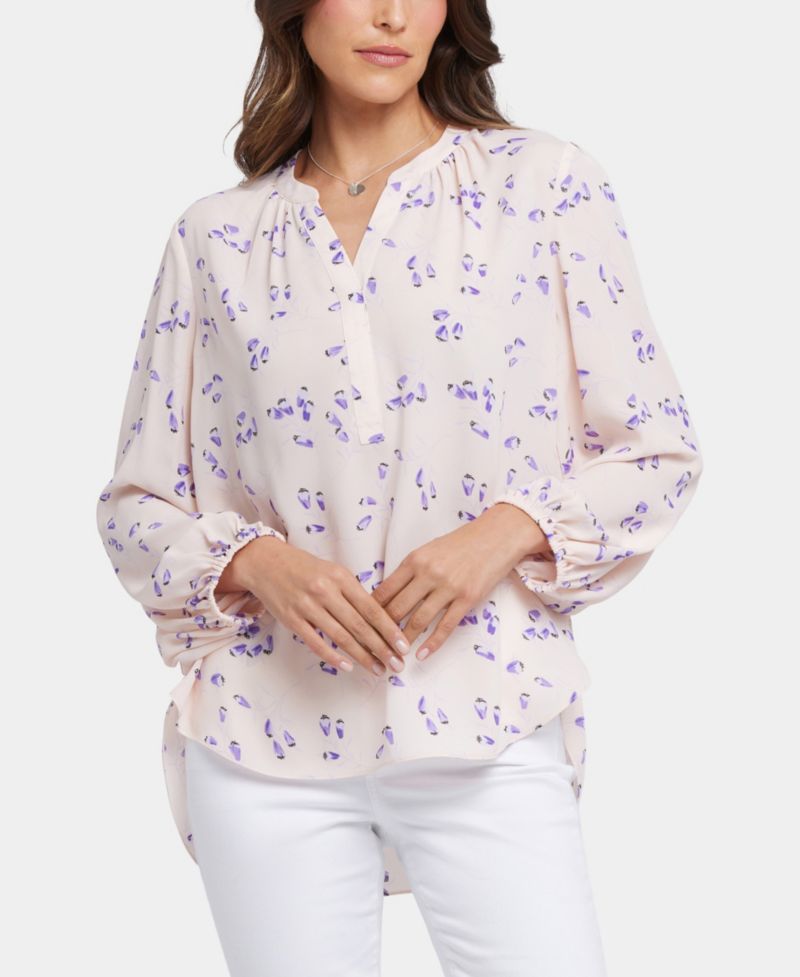 Women's Puff Sleeve Popover Top