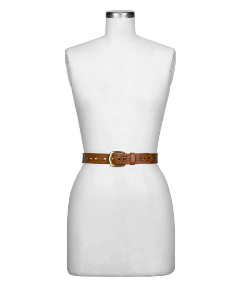 Odile Cutout Studded Leather Belt