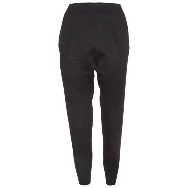 Women's Black Stretch Knit Joggers