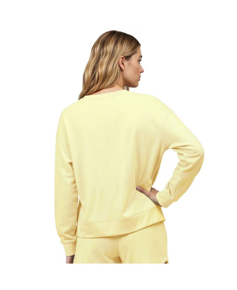 Women's Yellow Pittsburgh Penguins Tonal Pullover Tri-Blend Sweatshirt