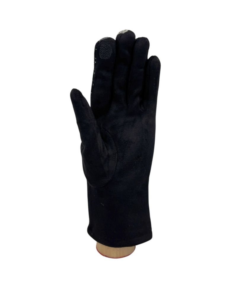 Open Weave Suede Gloves