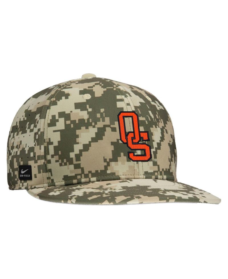 Men's Digital Camo Oklahoma State Cowboys On-Field Baseball Performance Fitted Hat