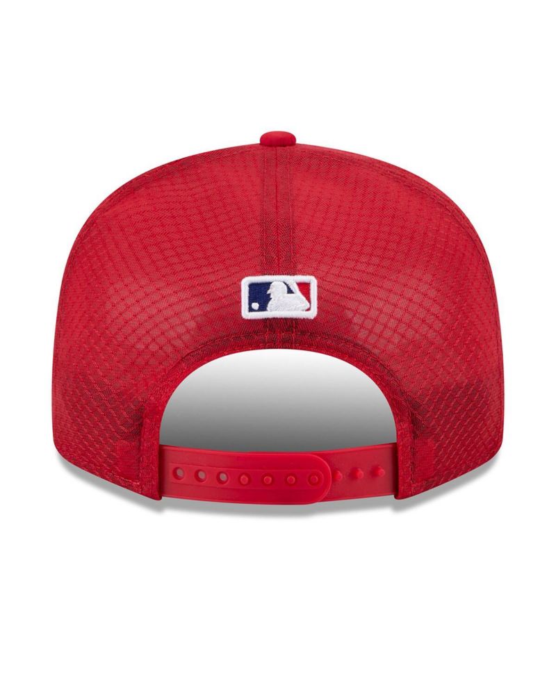Men's Red Philadelphia Phillies 2026 Batting Practice 9FIFTY Snapback Hat
