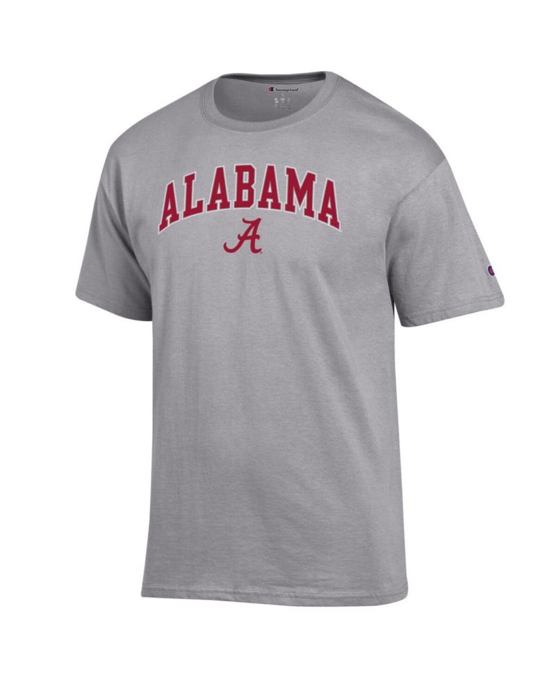 Men's Crimson Alabama Crimson Tide Arched Logo T-Shirt
