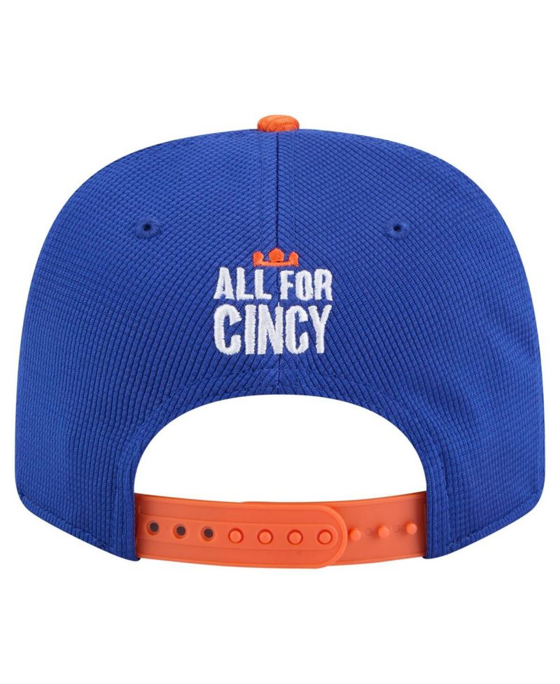 Men's Blue/Orange FC Cincinnati 2025 Jersey Hook 9SEVENTY Stretch-Snap Hat