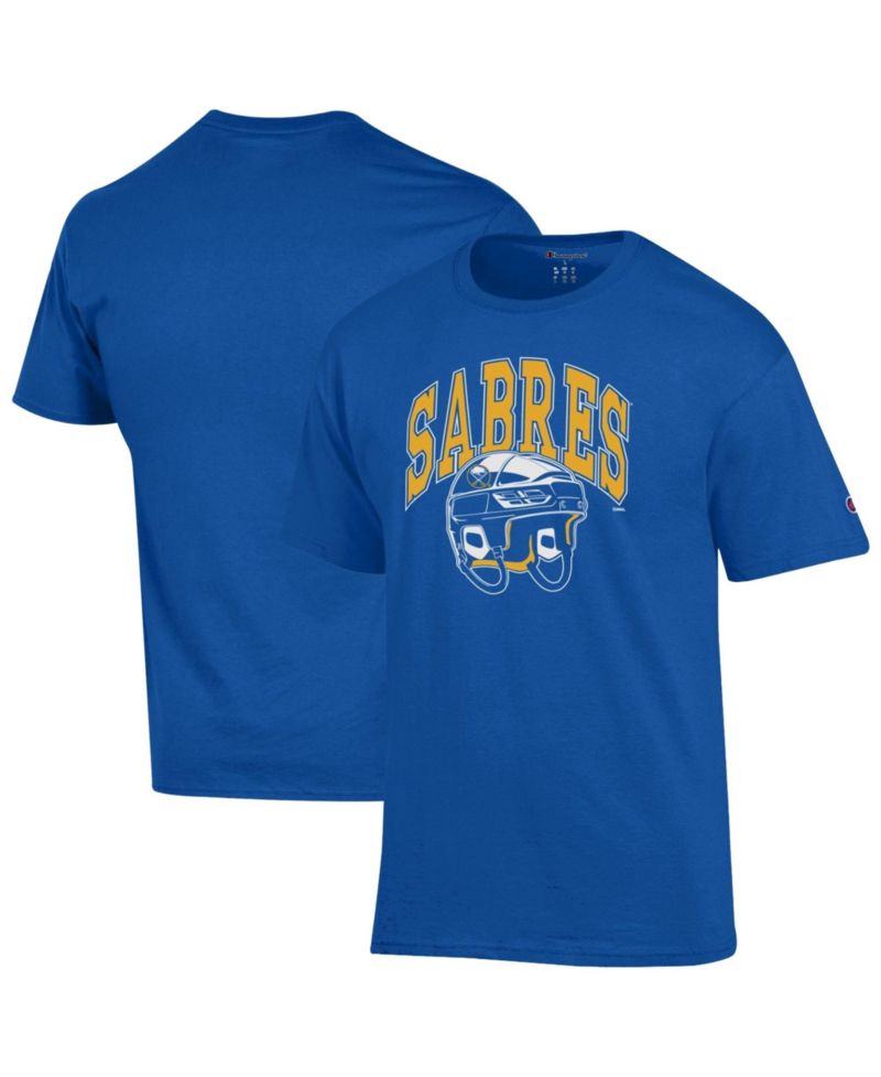 Men's Buffalo Sabres Helmet Screen-Printed T-Shirt