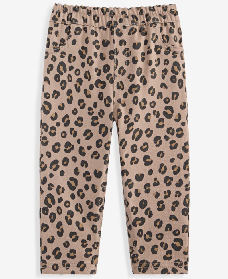 Baby Girls' Mix & Match Leopard-Print Jeans